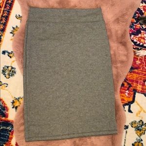 Herringbone pencil skirt